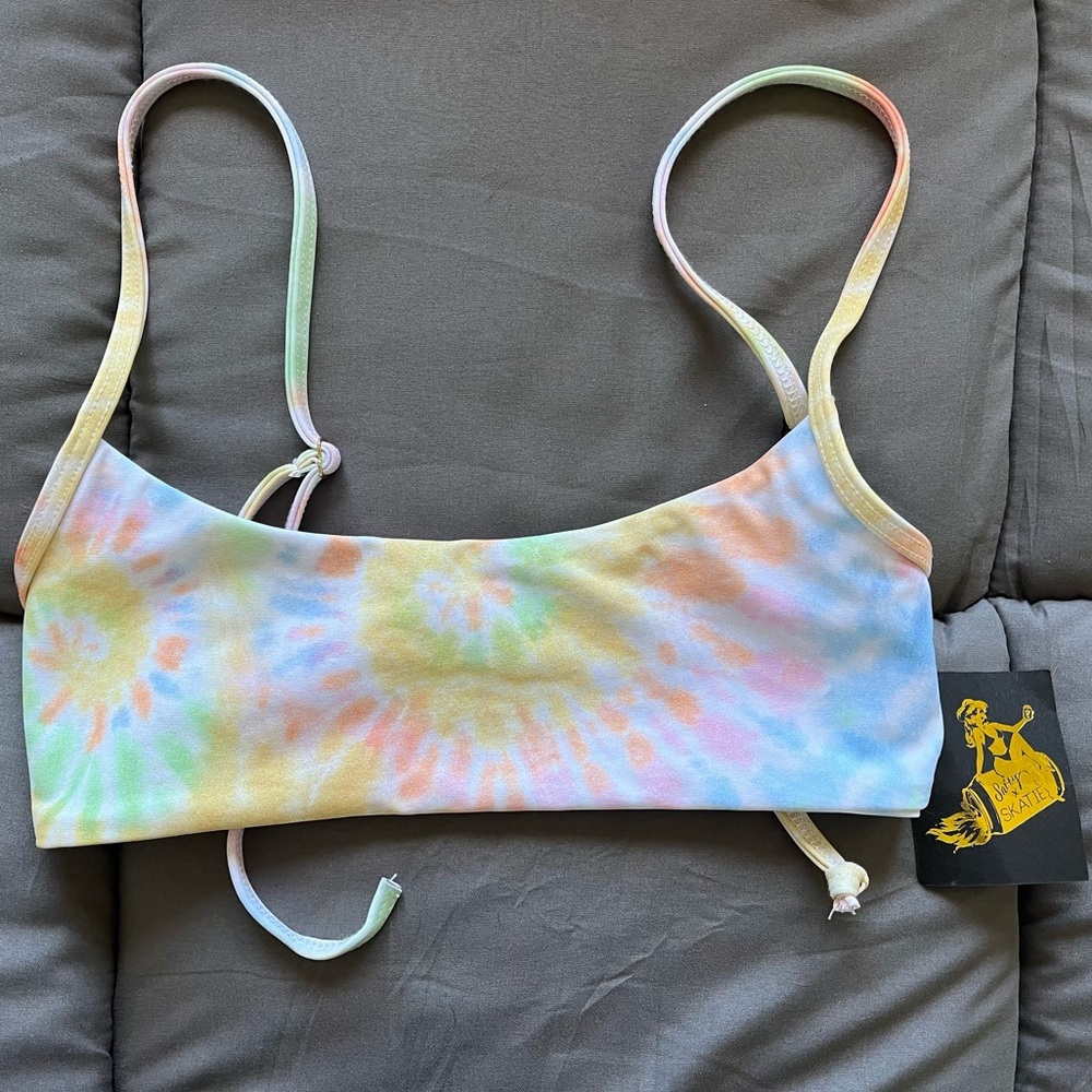 Skatie x Salty Blonde bikini top